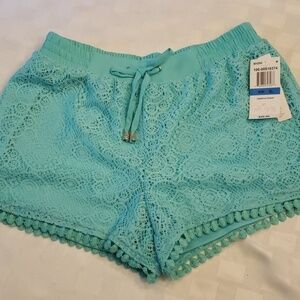 Sequin Hearts Girls Pull On Lace Shorts XL NWT Aqa